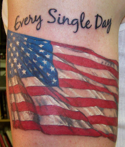 american flag tattoos pictures. What tattoos can say in